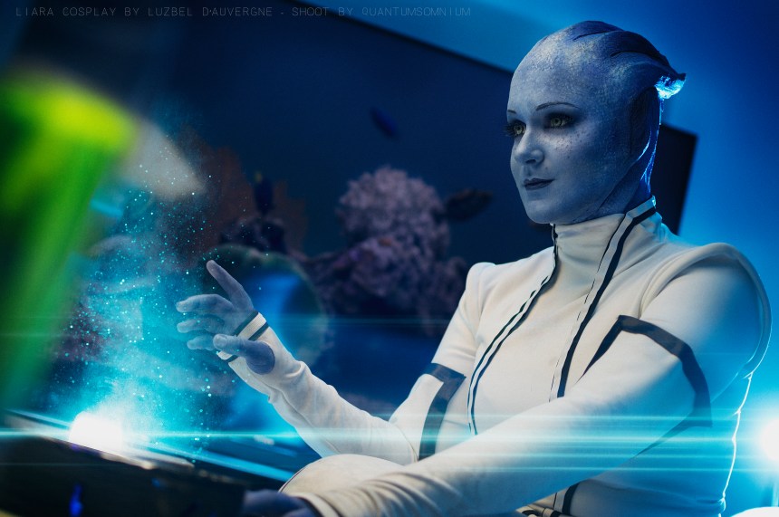 Shoot by QuantumSomnium - Liara cosplay by Luzbel d'Auvergne